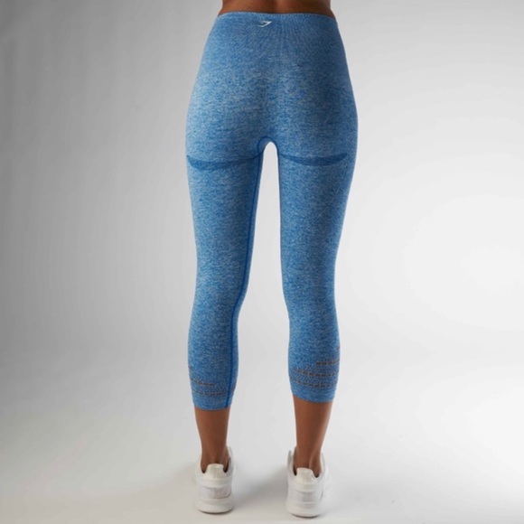 GYMSHARK Cropped Seamless Leggings (Size S) - Picture 6 of 6